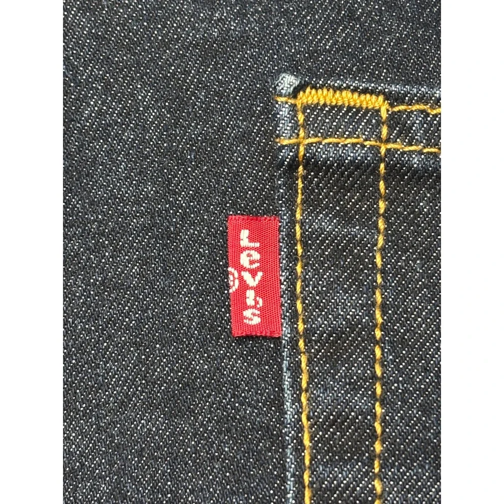 Levis 514 Straight Fit Mens Jeans Dark Wash Indigo Blue Denim W36‎ L32